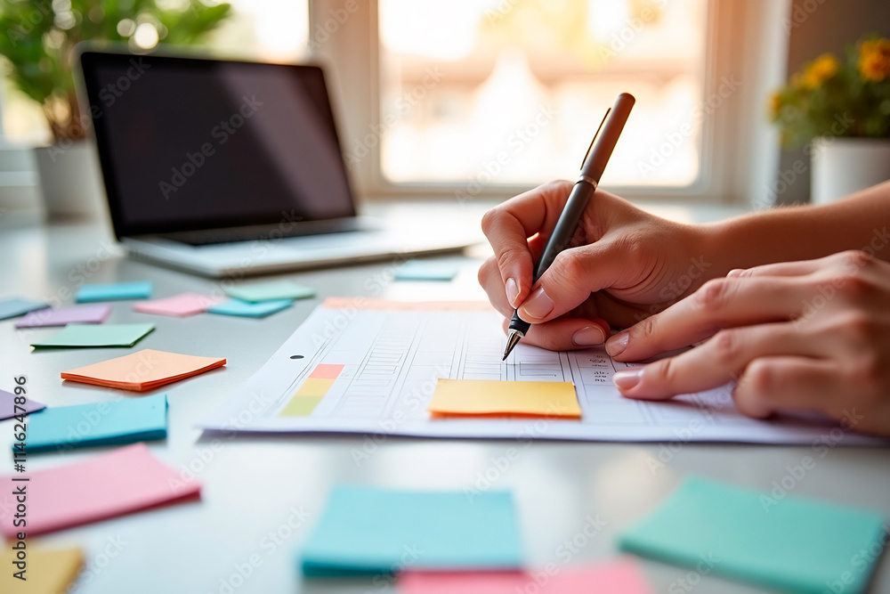 a person is writing on a piece of paper with a pen in it5 a person is writing on a piece of paper with a pen in it5