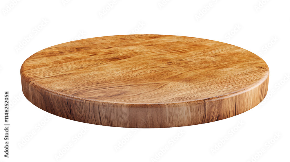 Round Wooden Tabletop, Rustic Brown Wood Grain, Circular Slab Round Wooden Tabletop, Rustic Brown Wood Grain, Circular Slab