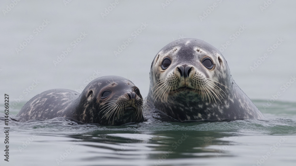 Fototapeta premium World Marine Mammal Protection Day. marine mammals
