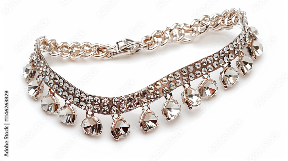 Anklets with Sparkling Rhinestones on white background.PNG Anklets with Sparkling Rhinestones on white background.PNG