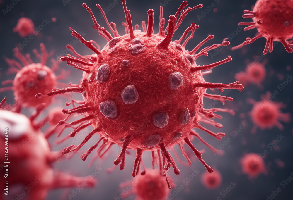 Corona Virus In Red Artery Microbiology And Virology Concept 3d Rendering Corona Virus In Red Artery Microbiology And Virology Concept 3d Rendering