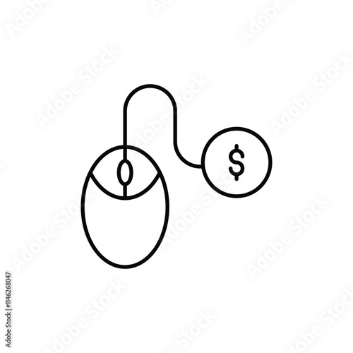 Pay Per Click vector icon