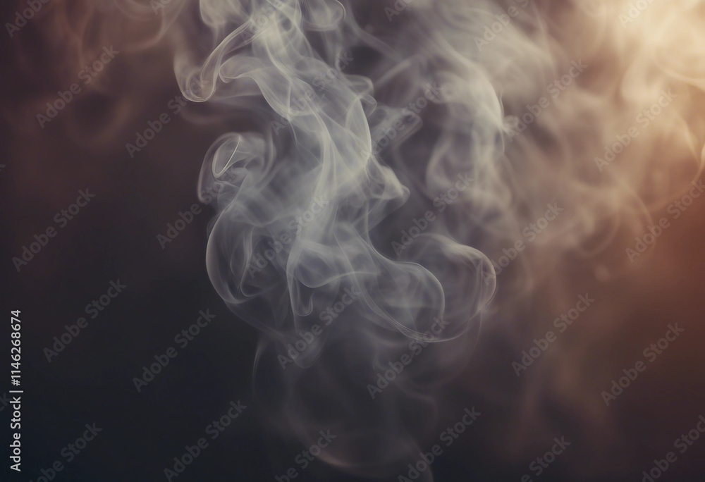 Fototapeta premium Abstract Smoke In Dark Background