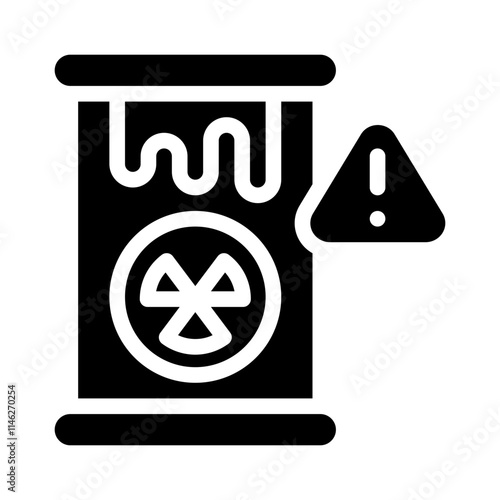 Nuclear glyph icon