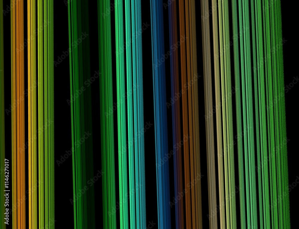 Computer generated fractal pattern and shape Computer generated fractal pattern and shape