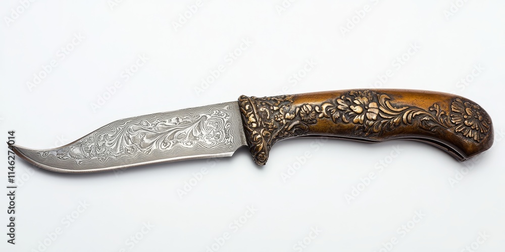 Metal and bronze knife showcased on a white background, emphasizing the intricate design of the metal knife and its robust structure, ideal for collectors and enthusiasts of metal and bronze Metal and bronze knife showcased on a white background, emphasizing the intricate design of the metal knife and its robust structure, ideal for collectors and enthusiasts of metal and bronze