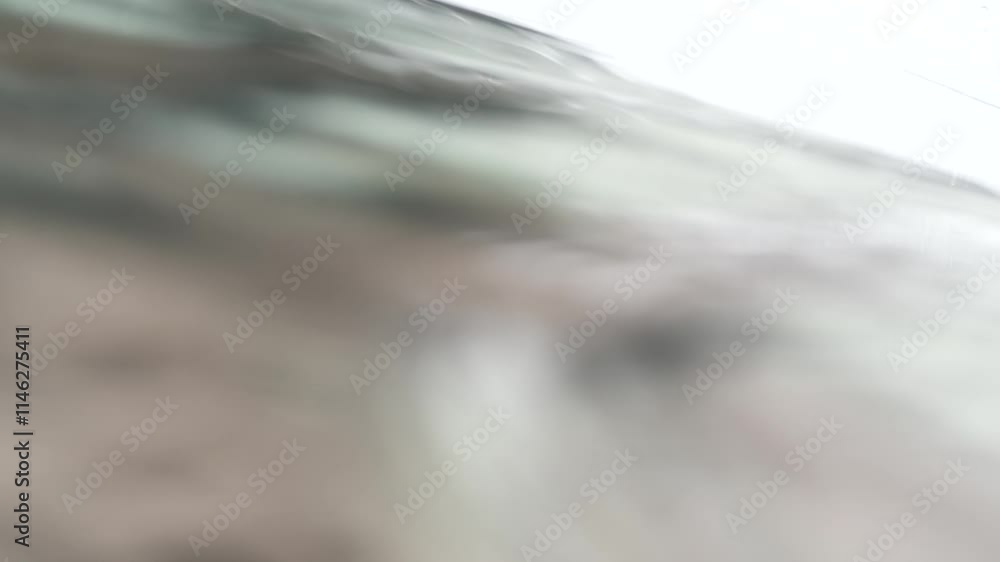 Transparent clear water texture with clean wavy surface rippling and ...