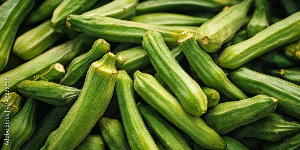 Fresh green okra, a healthy food choice, provides numerous nutritional benefits. Enjoy the versatility of green okra in various dishes for a nutritious and delicious meal. Fresh green okra, a healthy food choice, provides numerous nutritional benefits. Enjoy the versatility of green okra in various dishes for a nutritious and delicious meal.