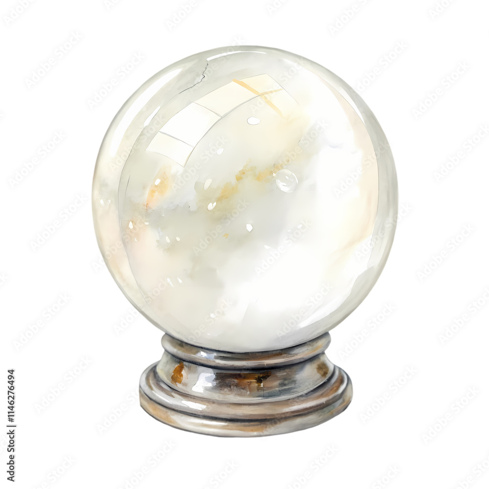 Snow Globe on white Snow Globe on white