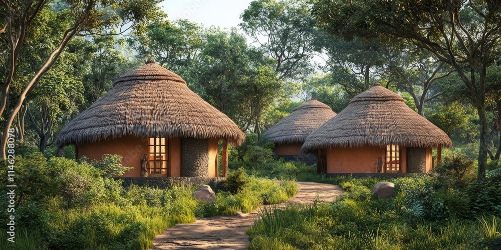 Traditional African thatched houses showcase authentic architecture and culture, representing the essence of African design. These traditional African thatched houses embody a rich heritage. Traditional African thatched houses showcase authentic architecture and culture, representing the essence of African design. These traditional African thatched houses embody a rich heritage.