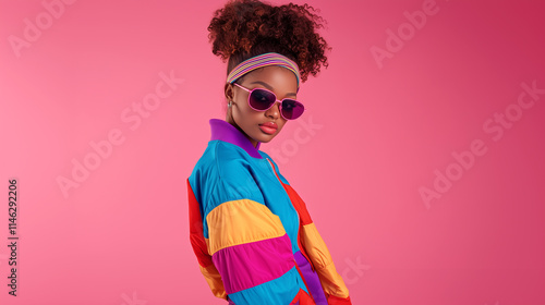 Moda de mujer estilo de los años 80s