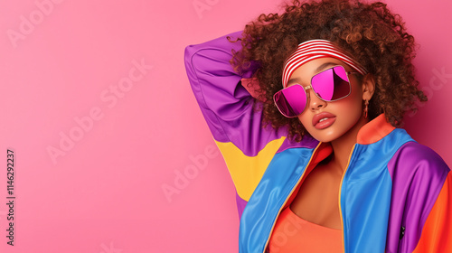 Moda de mujer estilo de los años 80s