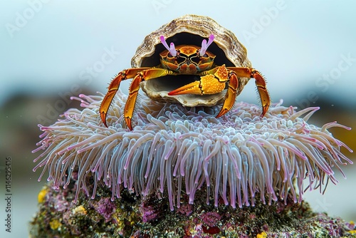 A hermit crab (Dardanus sp photo