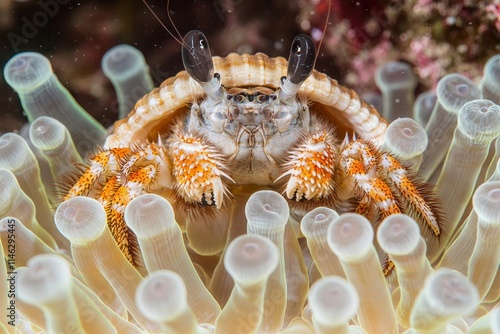 A hermit crab (Dardanus sp photo