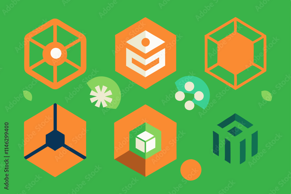 set of four seasons icons