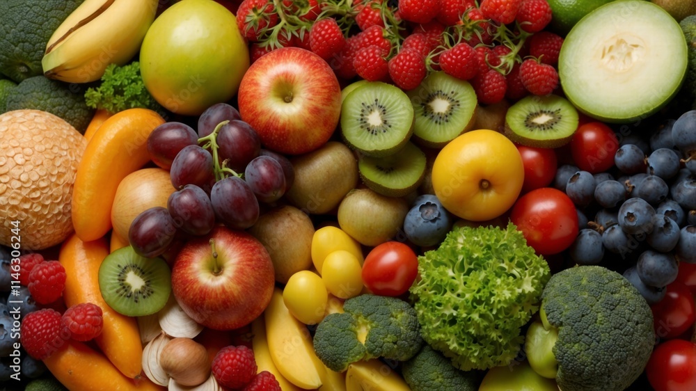 Many different healthy food on white table Many different healthy food on white table