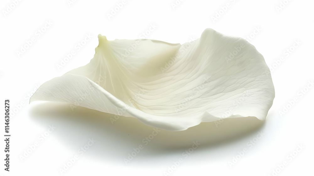 Creamy White Flower Petal Illustration Creamy White Flower Petal Illustration