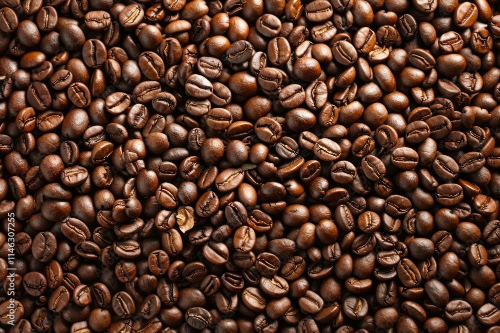 Big pile of fresh roasted coffee beans. Image illustrated food for advertisement Big pile of fresh roasted coffee beans. Image illustrated food for advertisement