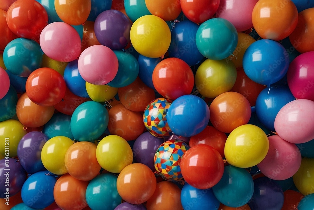 A vibrant and whimsical scene of colorful balloons floating in the sky, each one uniquely shaped and patterned, creating a diverse and eye-catching display. A vibrant and whimsical scene of colorful balloons floating in the sky, each one uniquely shaped and patterned, creating a diverse and eye-catching display.