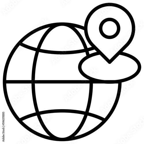 Ip Address Outline Icon