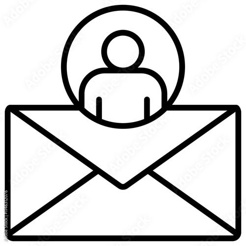 Email Account Outline Icon