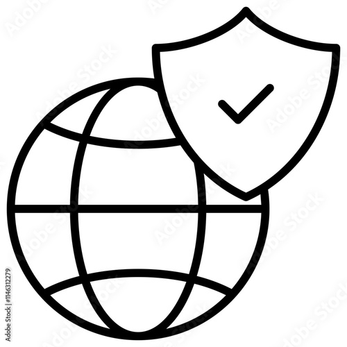 Security Outline Icon