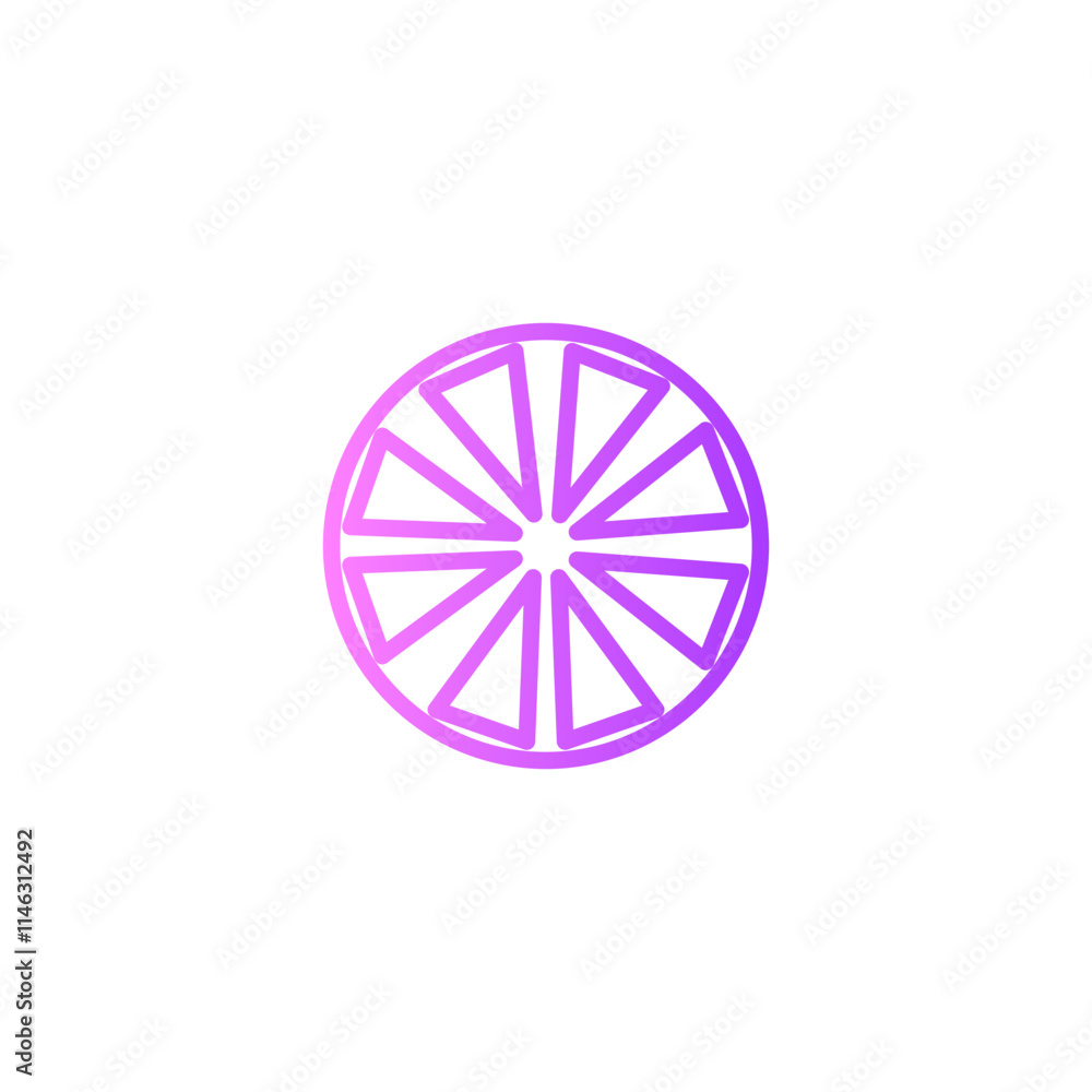 salmon gradient icon salmon gradient icon
