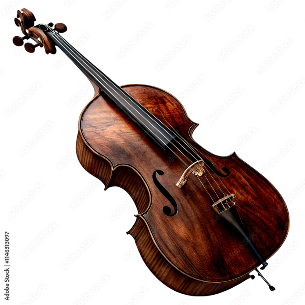 Fototapeta premium Violin isolated on white