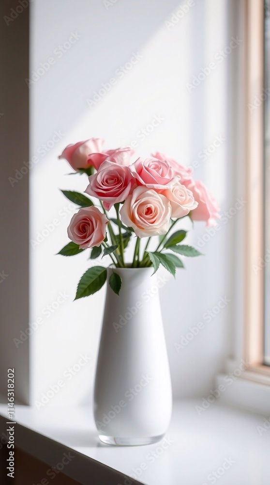 bouquet of roses in vase, modern vase with a bouquet of roses, flowers, gift, wedding, present, greeting card, postcard bouquet of roses in vase, modern vase with a bouquet of roses, flowers, gift, wedding, present, greeting card, postcard