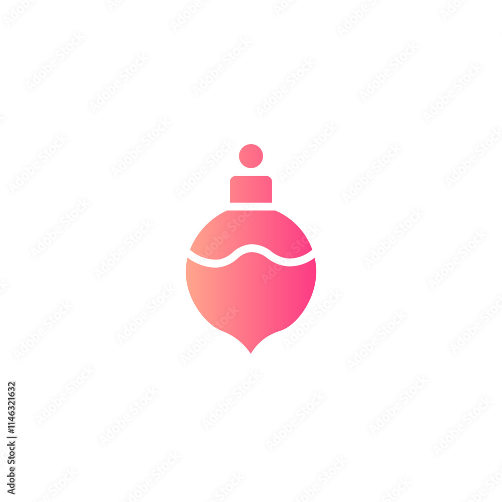 Fototapeta premium bauble gradient icon