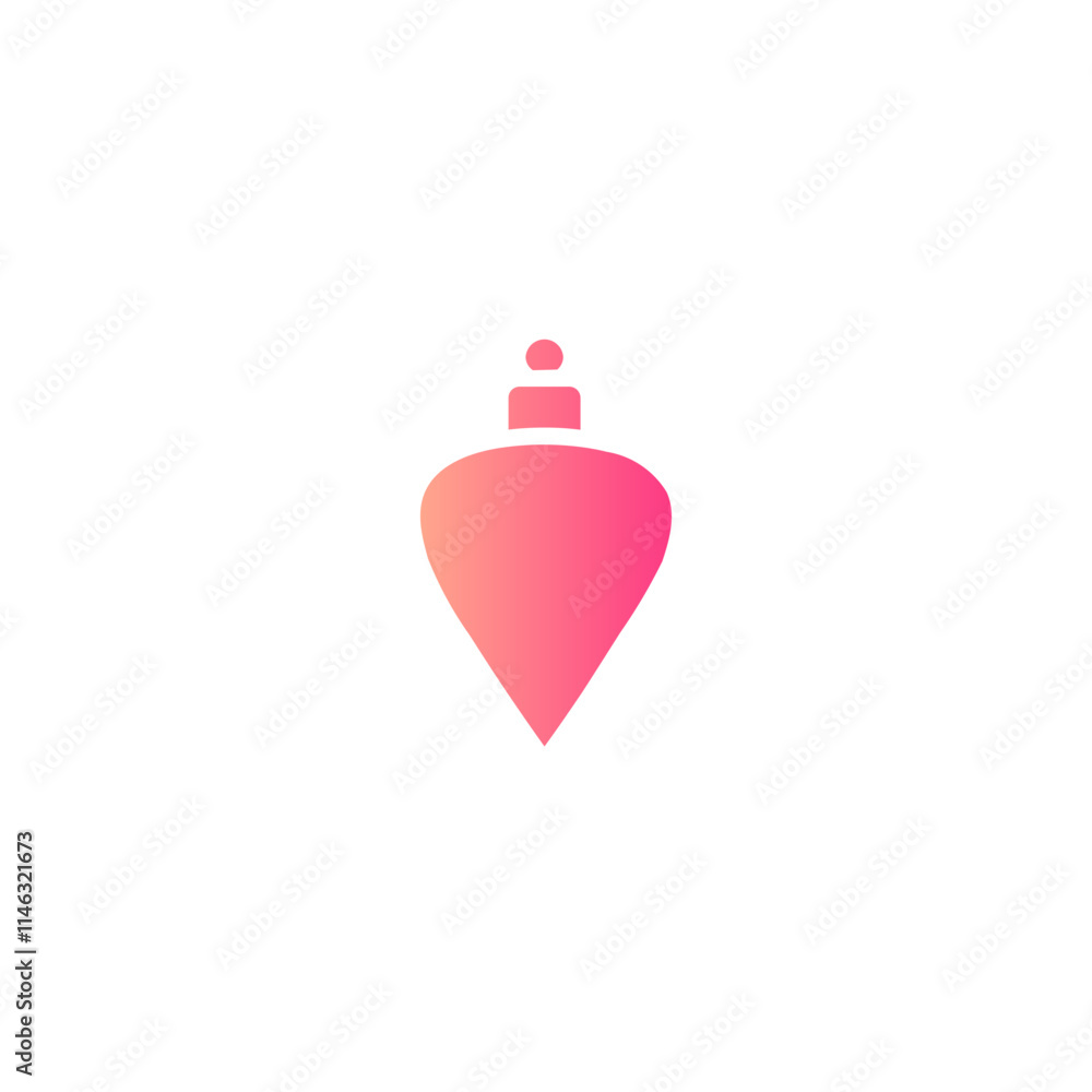 Obraz premium bauble gradient icon
