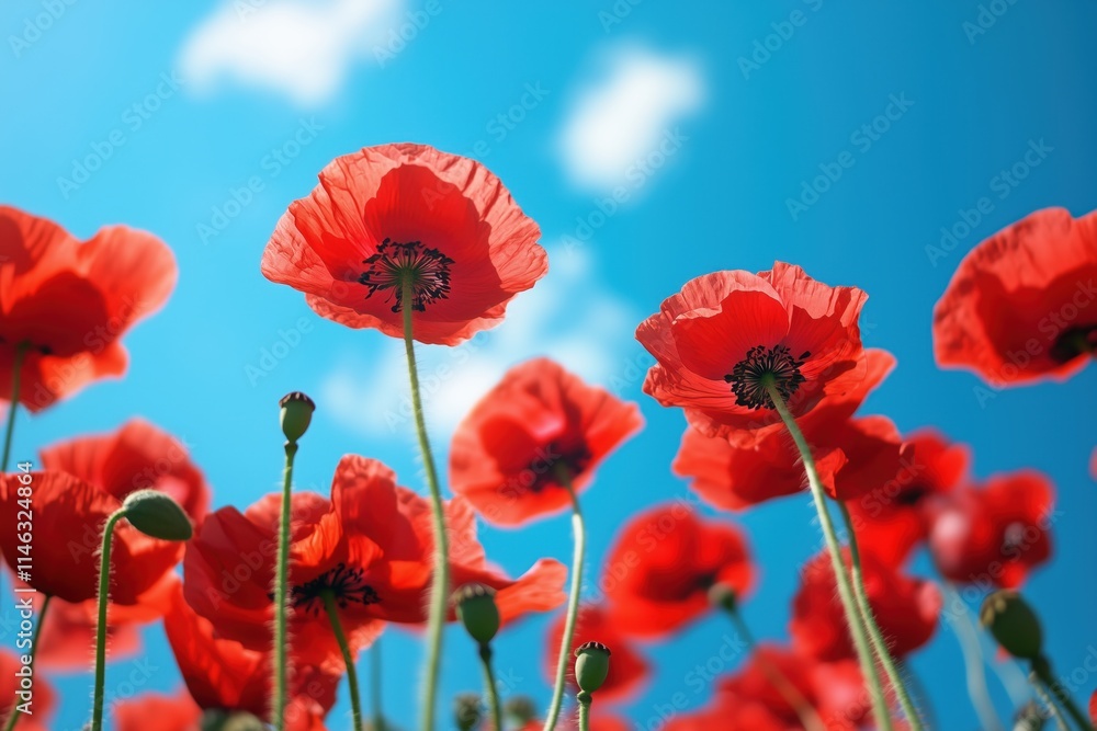 Fototapeta premium red poppies