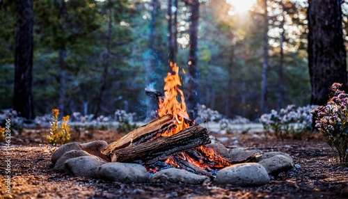 Gather around the campfire under the sun.  