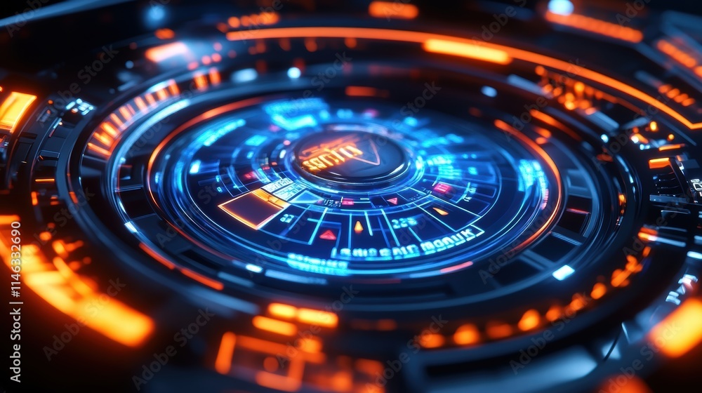 futuristic technology interface sci-fi hud digital display circu futuristic technology interface sci-fi hud digital display circu
