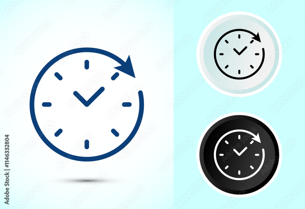 Long lasting icon design illustration. Durability icon design. Represents durability Long lasting icon design illustration. Durability icon design. Represents durability