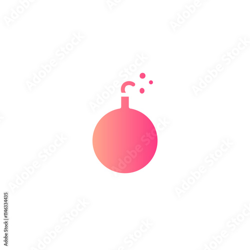 bomb gradient icon