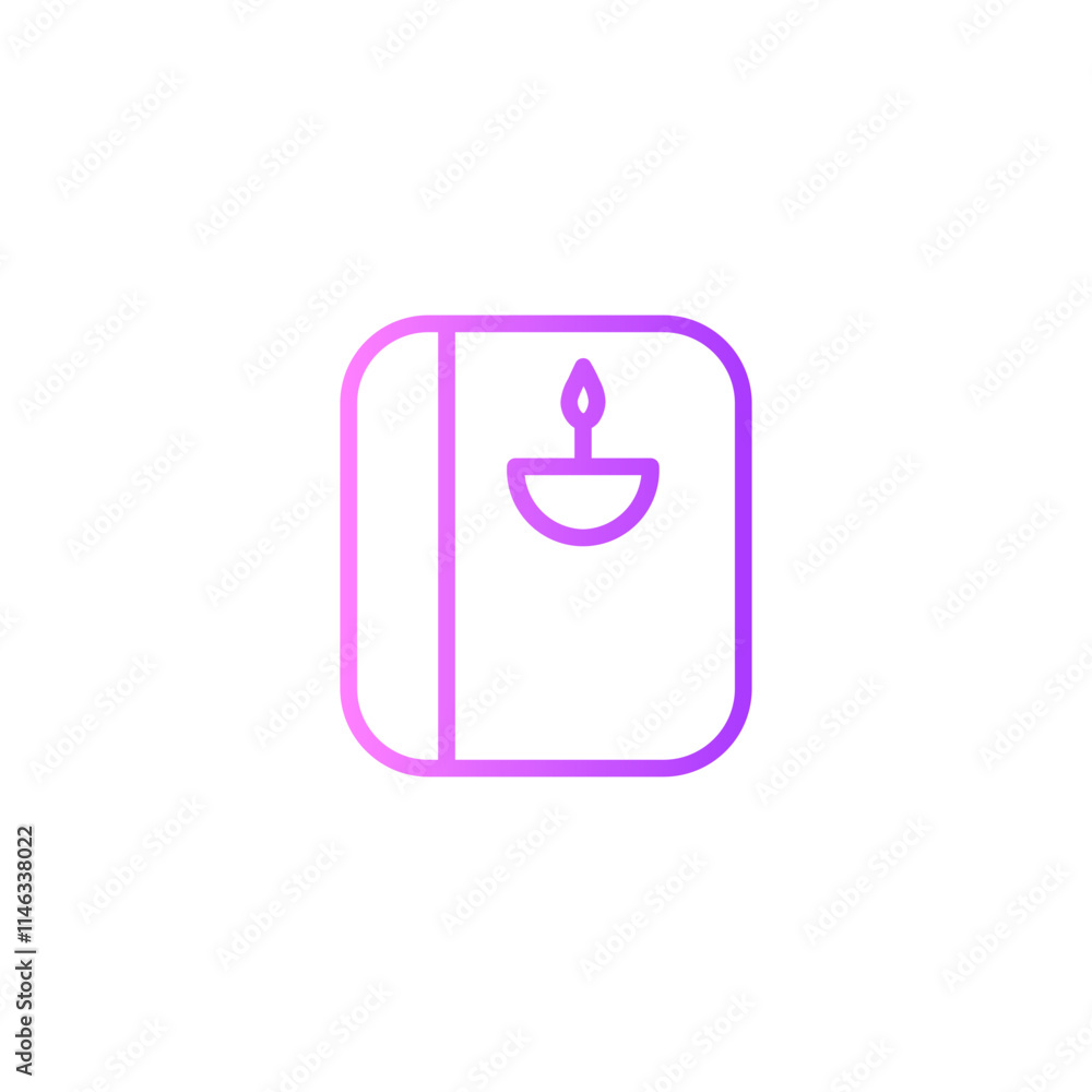 Obraz premium lamps gradient icon