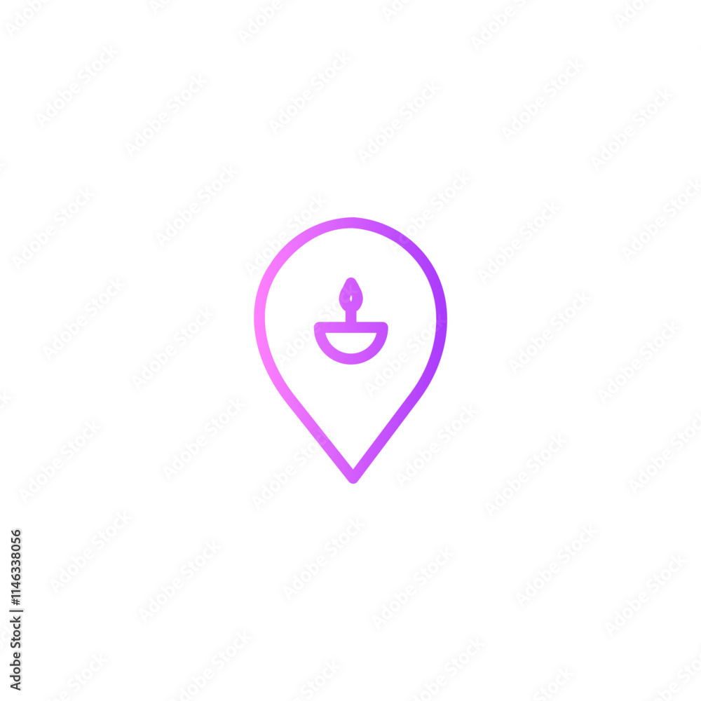 location gradient icon location gradient icon