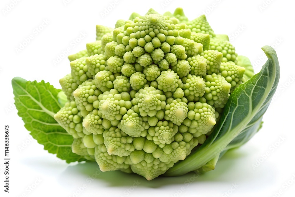 cauliflower on a white background cauliflower on a white background
