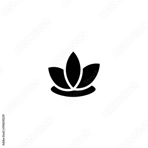 leaf glyph icon