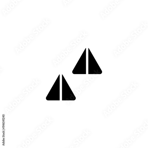samosa glyph icon