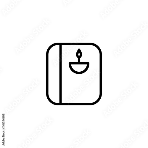 lamps line icon