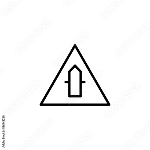 intersection line icon