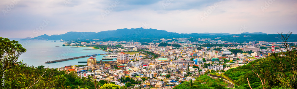 Nago, Okinawa, Japan Downtown Skyline Nago, Okinawa, Japan Downtown Skyline
