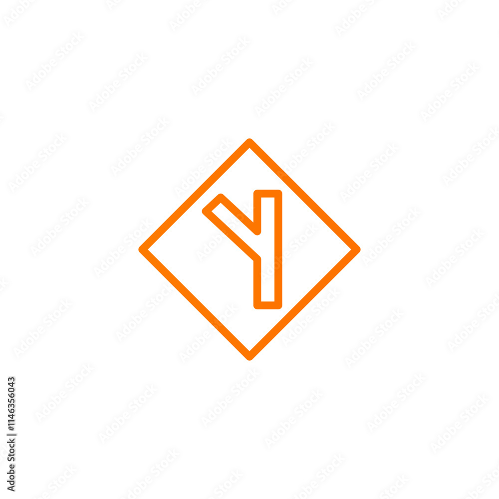 intersection gradient icon intersection gradient icon