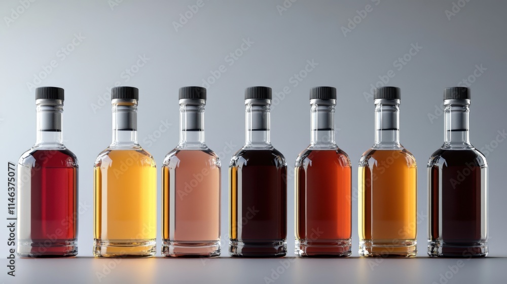 Bottle Variations Comparison, Studio Setup, Product Photography Bottle Variations Comparison, Studio Setup, Product Photography