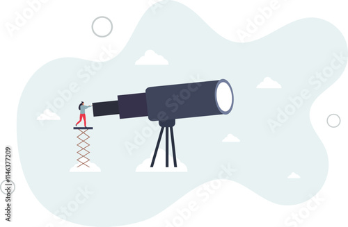 Long term plan or business strategy for far future, looking for opportunity,flat characters.