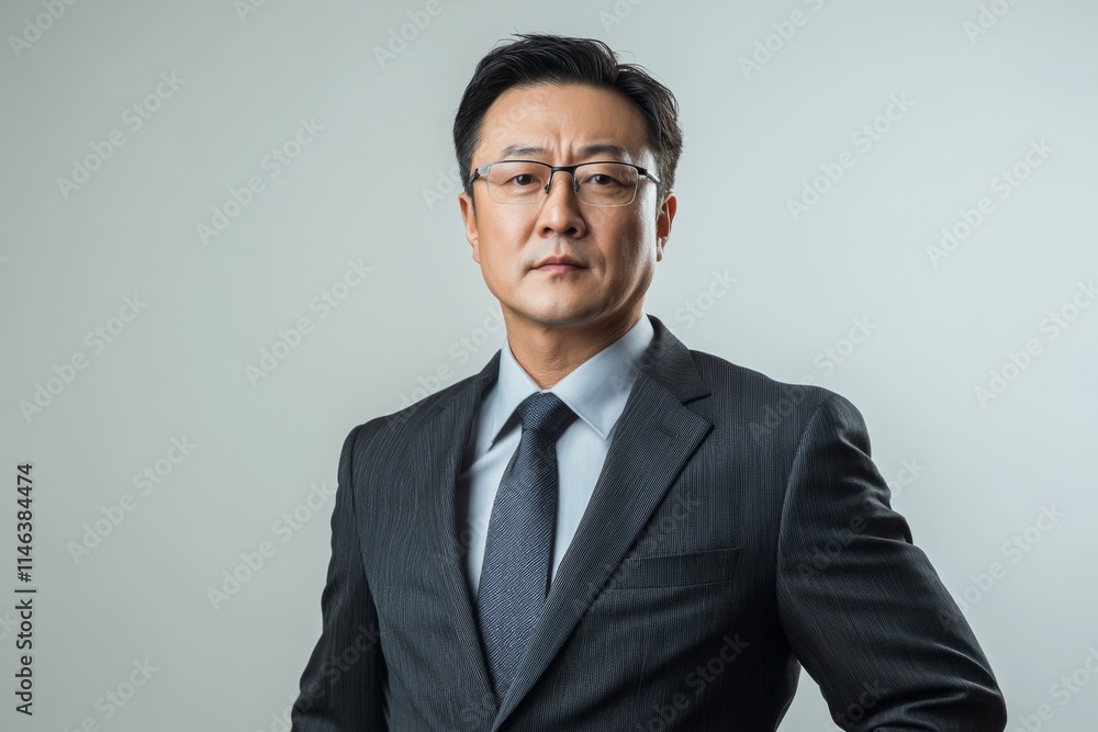 Confident Asian Businessman in Suit Confident Asian Businessman in Suit