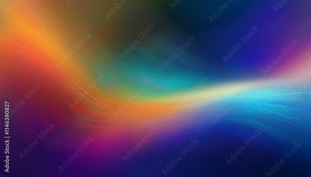 Obraz premium A stunning 3D render of an abstract multicolor spectrum