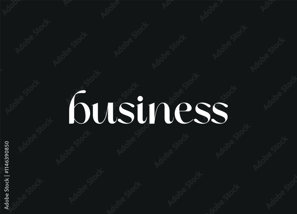 BUSINESS letters logo desigen and initial logo desigen BUSINESS letters logo desigen and initial logo desigen